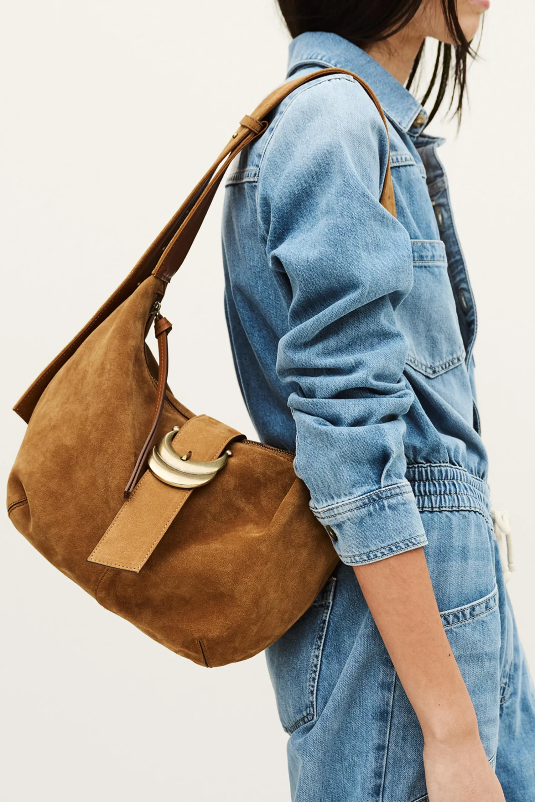 YOUYOU bolso hobo de ante